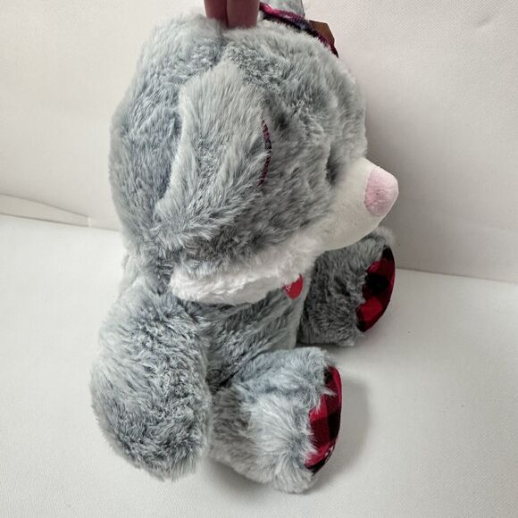 Pestsmart Dog Toy Lucky The Cat Kitty Plush Gray Squeaks 2023 Cuddle Play Chew - Picture 5 of 8